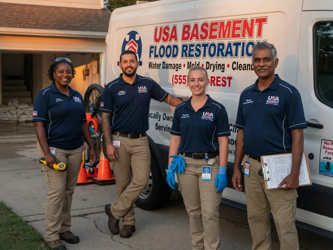 Basement Flood Cleanup company in Romney, IN